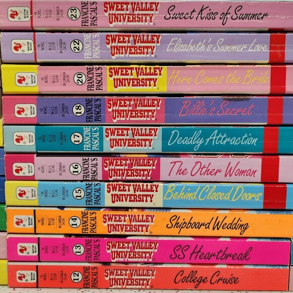 Sweet Valley University Book Lot of 29 Paperback Novels - Picture 8 of 9